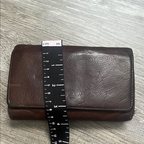 Vintage Brown Genuine Leather Wallet - Picture 12 of 14